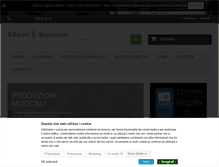 Tablet Screenshot of edizionisetticlavio.com